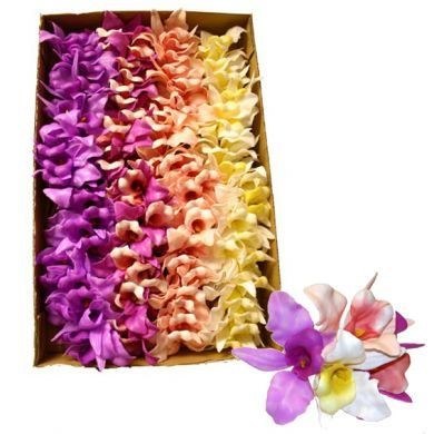 Picture of Plastic Orchid Christmas Pick 11" x 100